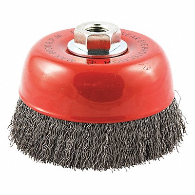 GRAINGER 66252839105 Crimped Wire Cup Brush 1-3/8 L Trim