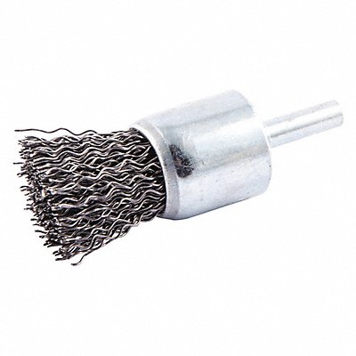 GRAINGER 66252839113 Crimped Wire End Brush Shank Size 1/4