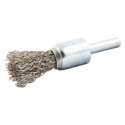 GRAINGER 66252838888 Crimped Wire End Brush Shank Size 1/4