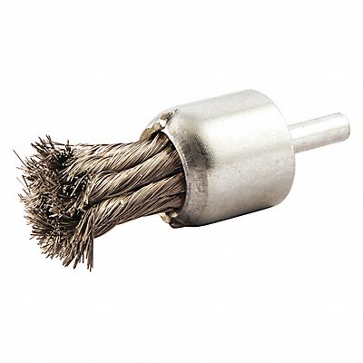 GRAINGER 66252838885 Knot Wire End Brush Shank Size 1/4