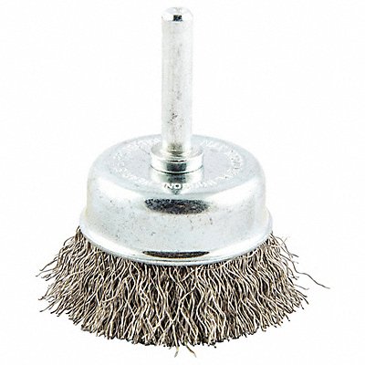 GRAINGER 66252838859 Crimped Wire Cup Brush Shank Mount