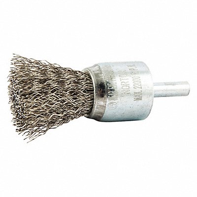 GRAINGER 66252838896 Crimped Wire End Brush Shank Size 1/4