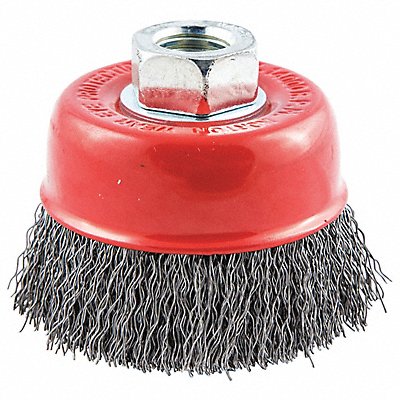 GRAINGER 66252838856 Crimped Wire Cup Brush 1 L Trim