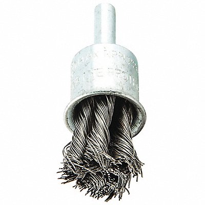 GRAINGER 66252838879 Knot Wire End Brush Shank Size 1/4