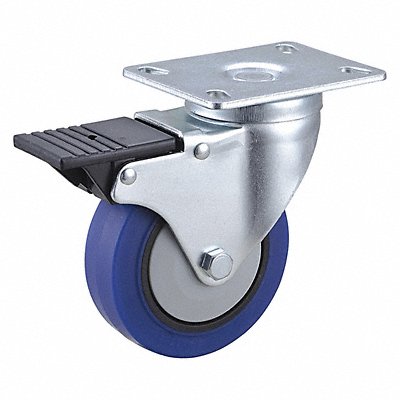 GRAINGER 416P20 Standard Plate Castor Swivel 260 lb.