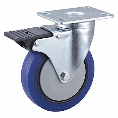GRAINGER 416P21 Standard Plate Castor Swivel 305 lb.