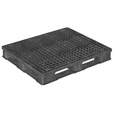 GRAINGER 40x48OdysseySDwithLIP Pallet Black 6-3/4 H 40 W 48 L