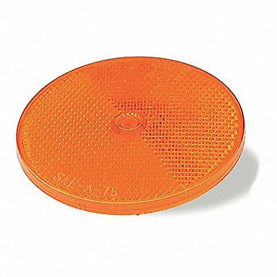 GROTE 40153 Reflector Round Yellow 3-5/16 L