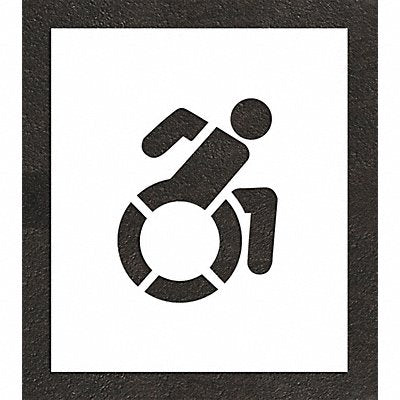 RAE STL11631201 Pavement Stencil 20 H 18 W 0.063 Thick