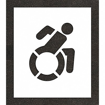 RAE STL11631501 Pavement Stencil 23 H 20 W 0.063 Thick