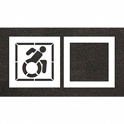 RAE STL11632403 Pavement Stencil 64 H 32 W 2 pcs.