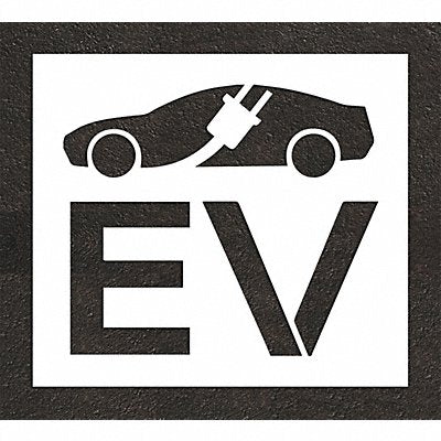 RAE STL11653613 Pavement Stencil 44 H 50 W 0.063 Thick