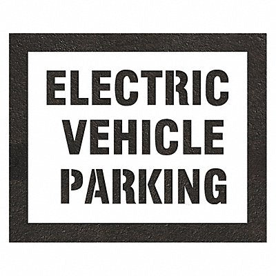 RAE STL11690834 Pavement Stencil 37 H 47 W 0.063 Thick