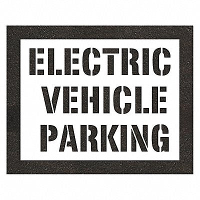RAE STL10891234 Pavement Stencil 70 H 46 W 0.125 Thick