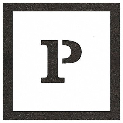 RAE STL11650626 Pavement Stencil 14 H 14 W 0.063 Thick