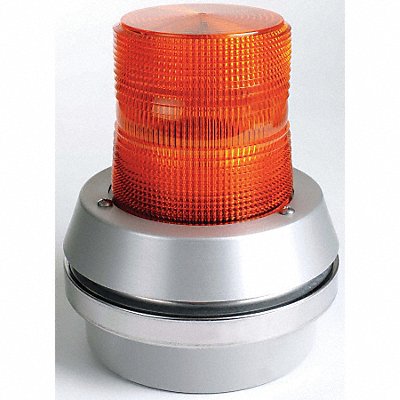 EDWARDS SIGNALING 51XBRFA120A Horn Strobe Amber Cast Aluminum 120VAC