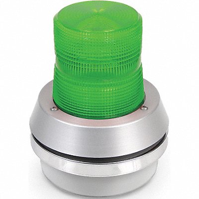 EDWARDS SIGNALING 51XBRFG120A Horn Strobe Green Cast Aluminum 120VAC