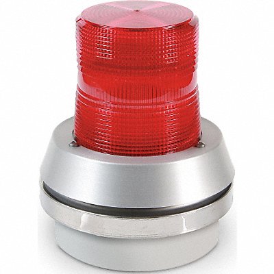 EDWARDS SIGNALING 51XBRFR120A Horn Strobe Red Cast Aluminum 120VAC