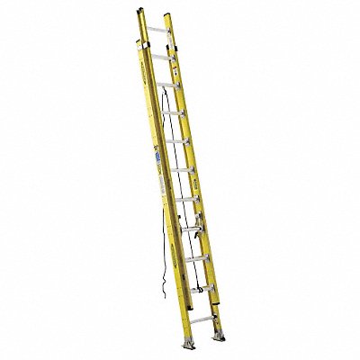 WERNER 71202 Extension Ladder Fiberglass 20 ft IAA