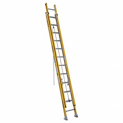 WERNER 71242 Extension Ladder Fiberglass 24 ft IAA