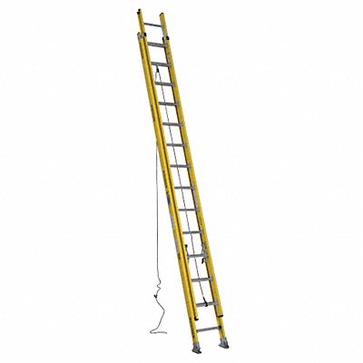 WERNER 71282 Extension Ladder Fiberglass 28 ft IAA