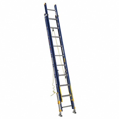 WERNER D82202EQ Extension Ladder Fiberglass 17 ft IA