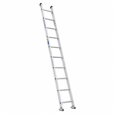 WERNER 5101 Straight Ladder H 10 ft Aluminum