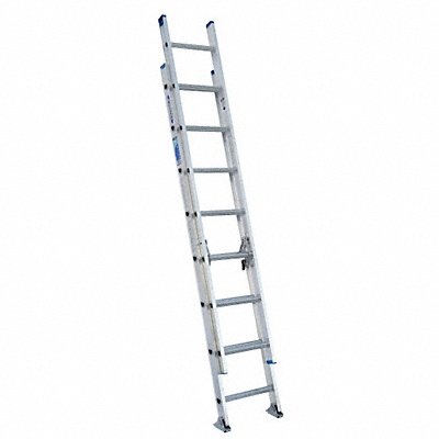 WERNER D13162 Extension Ladder Aluminum 16 ft I