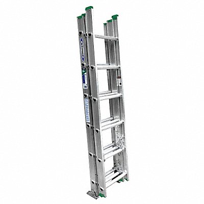 WERNER D12163 Extension Ladder Aluminum 16 ft II