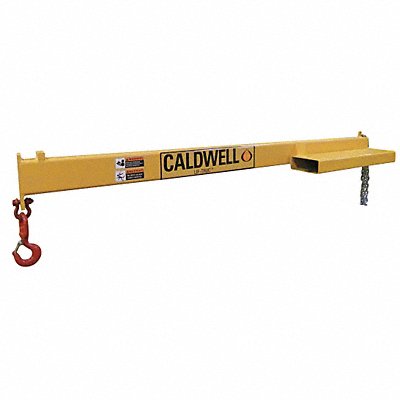 CALDWELL EB15 Forklift Boom 20 1/4 W 1 500 lb Yellow