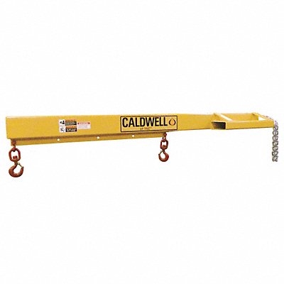 CALDWELL EB40S Forklift Boom 20 1/4 W 4 000 lb Yellow