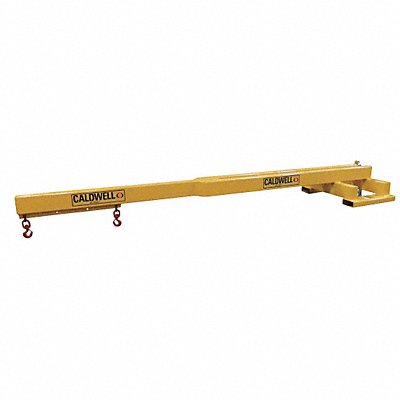 CALDWELL EFB25 Forklift Boom 180 W 2 500 lb Yellow