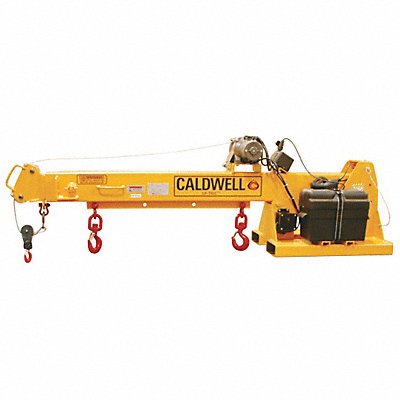 CALDWELL PB60PLB Precision Forklift Boom 6 000 lb Yellow