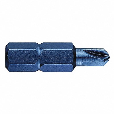 WESTWARD 41D628 Insert Bit SAE 1/4 Hex #0 1-1/4 PK5