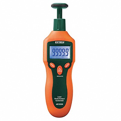 EXTECH RPM33 Laser Tachometer +/-0.05% RPM Acc LCD