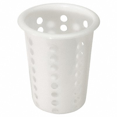 CRESTWARE SCP Flatware Cylinder 4 1/4 x 5 1/8 in White