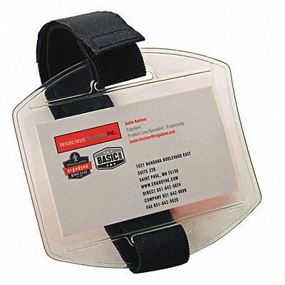SQUIDS BY ERGODYNE 3386 Arm Band ID/Badge HolderBlack