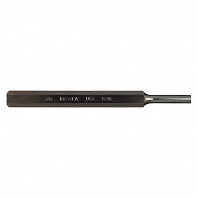 MAYHEW PRO 21104 Pin Punch 6in L 5/16in Tip Steel