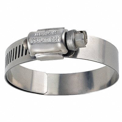 GRAINGER 6708M70 Worm Gear Hose Clamp 1/2 W 5/8 ID PK10