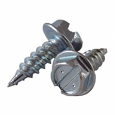 MALCO HW7X12ZT Screw Size #7 1/4 Zinc 1/2 L PK1000