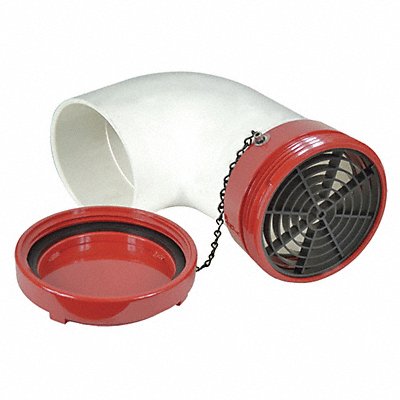 MOON AMERICAN 299604525 Dry Hydrant 90 Adaptor 4-1/2 Male