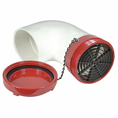 MOON AMERICAN 299605025 Dry Hydrant 90 Adaptor 5 In Male