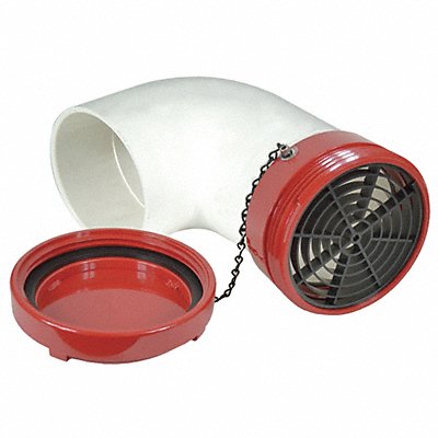 MOON AMERICAN 299606025 Dry Hydrant 90 Adaptor 6 In Male