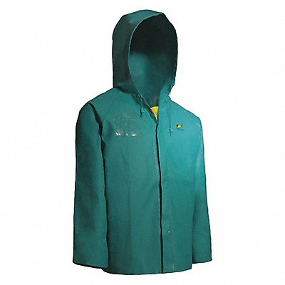 ONGUARD 7103400 Chemtex Rain Jckt Attchd Hood Green 2XL