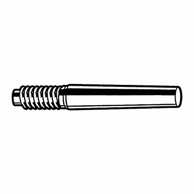 GRAINGER M390111000075 Taper Pin Steel 10 x 75mm