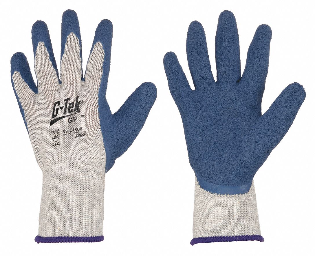 PIP 39C1300XS G-Tek Force Blue Latex Crinkle Grip PK12
