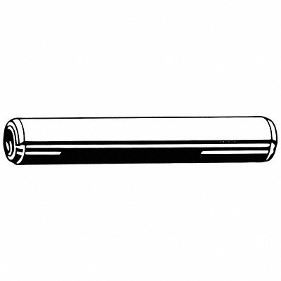 GRAINGER M391400600045 Pin Steel 420-560 HV30 6mm Dia PK10