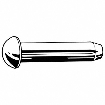 GRAINGER M397600170004 Pin Steel Ust 36-2 1.7mm Dia 4mm L PK50