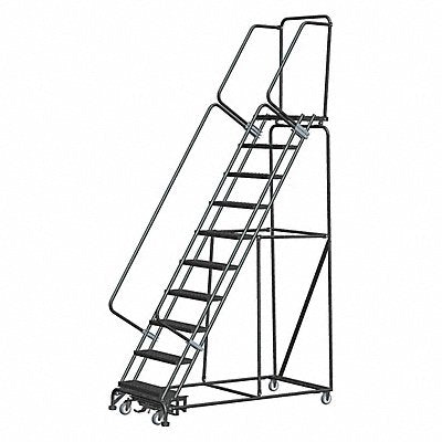 BALLYMORE WA103214GSU Rolling Ladder Serrated Step Tread Steel