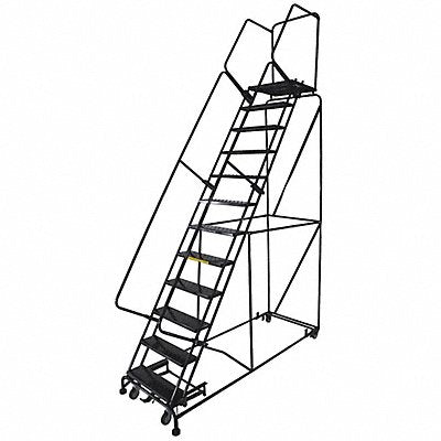 BALLYMORE WA123228GSU Rolling Ladder Serrated Step Tread Steel